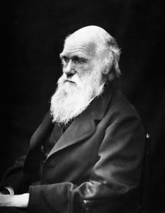 Retrato de Charles Darwin.