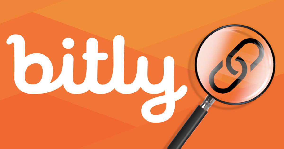 La pagina principal de la aplicación Bitly.